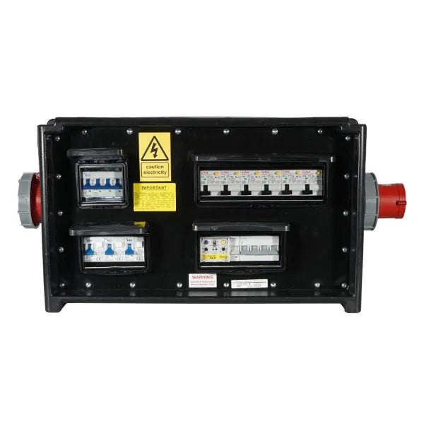 MERZ Distribution Box 63A 3PH In/Thru to 32A/16A