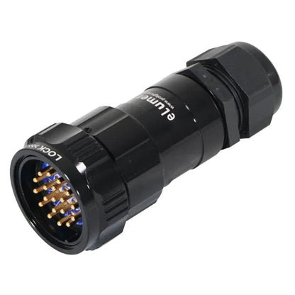 Socapex 19-Pin Line Male Plug 16-28mm