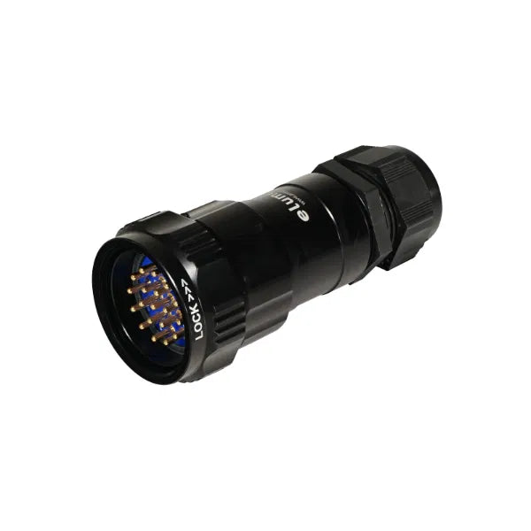 Socapex 19-Pin Line Male Plug 16-28mm Numbered