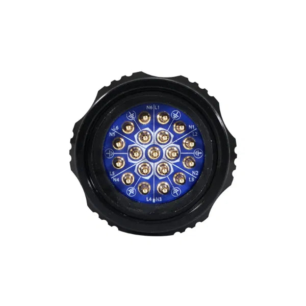 Socapex 19-Pin Line Male Plug 6 x 12mm (2.5mmý cable)