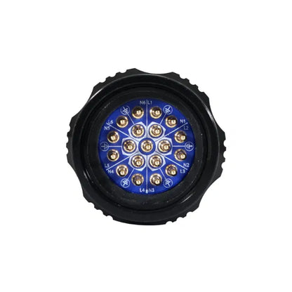 Socapex 19-Pin Line Male Plug 6 x 12mm (2.5mmý cable)