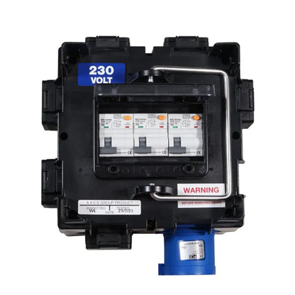 IMST Distribution Box 32A 240V In, 6 x 13A, 3 x DP 10A RCBO