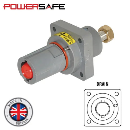 Powersafe 500A Panel Drain T5 Post L3 Grey