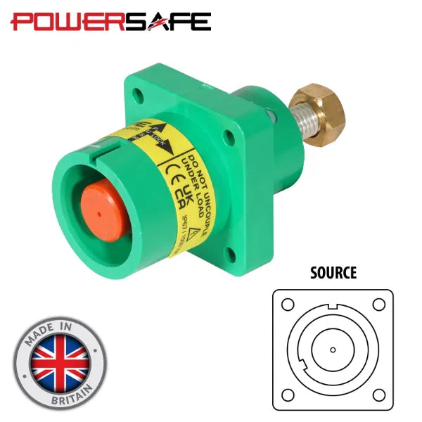 Powersafe 500A Panel Source T5 Post Earth Green