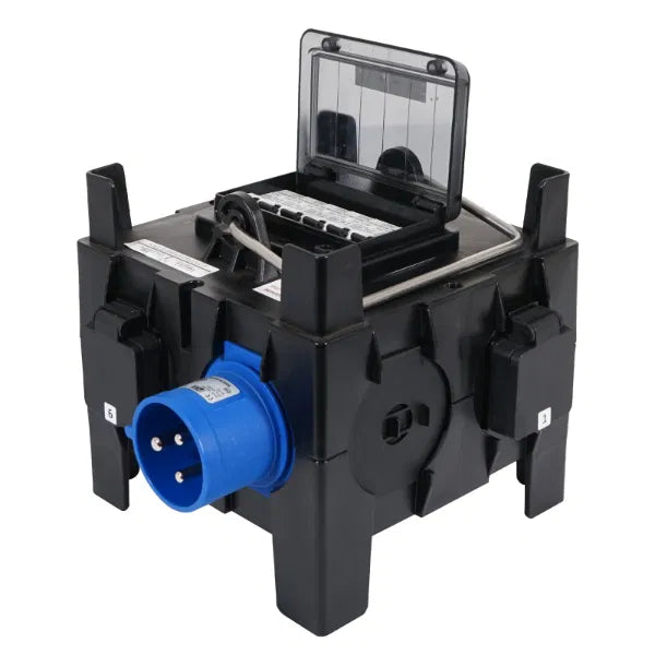 IMST Distribution Box 32A 240V In, 6 x 13A, 6 x DP 10A RCBO