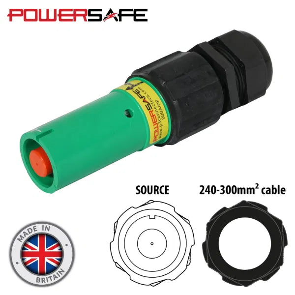 Powersafe 800A Line Source 240mm2 Earth Green