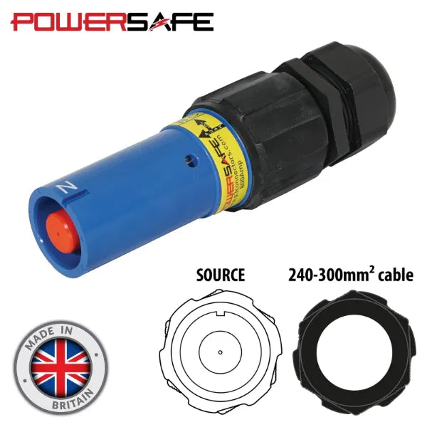 Powersafe 800A Line Source 240mm2 Neutral Blue