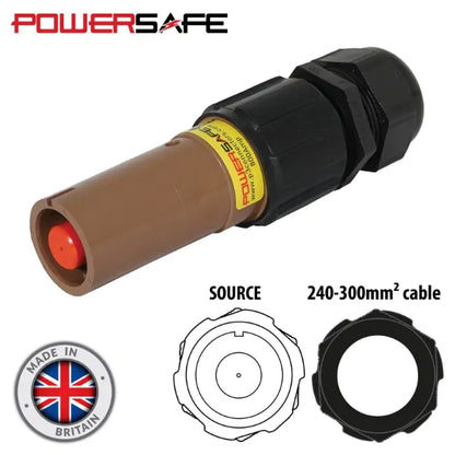 Powersafe 800A Line Source 240mm2 L1 Brown