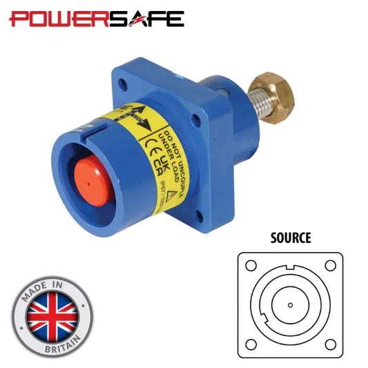 Powersafe 800A Panel Source Male T8 Post Neutral Blue