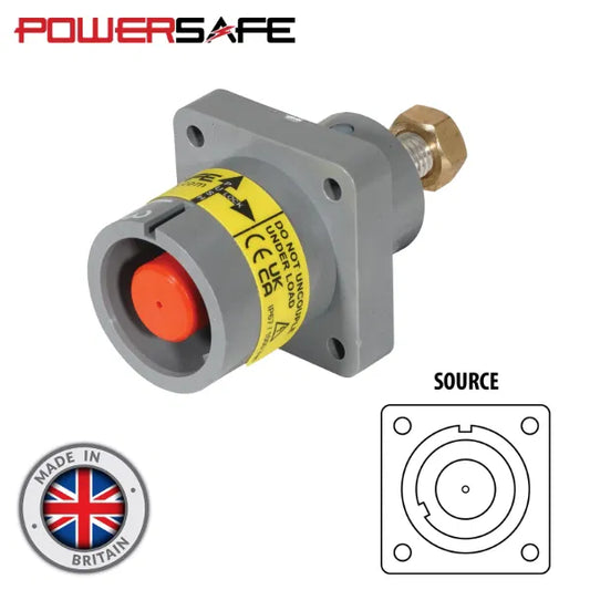 Powersafe 800A Panel Source Male T8 Post L3 Grey