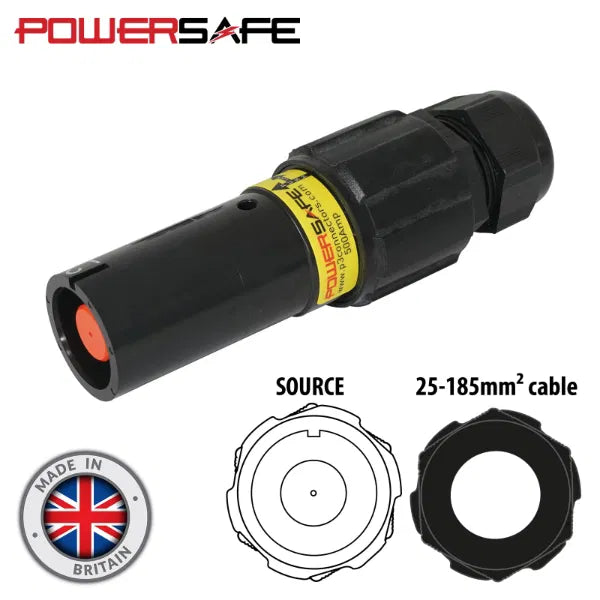 Powersafe 500A Line Source 150mm2 L2 Black