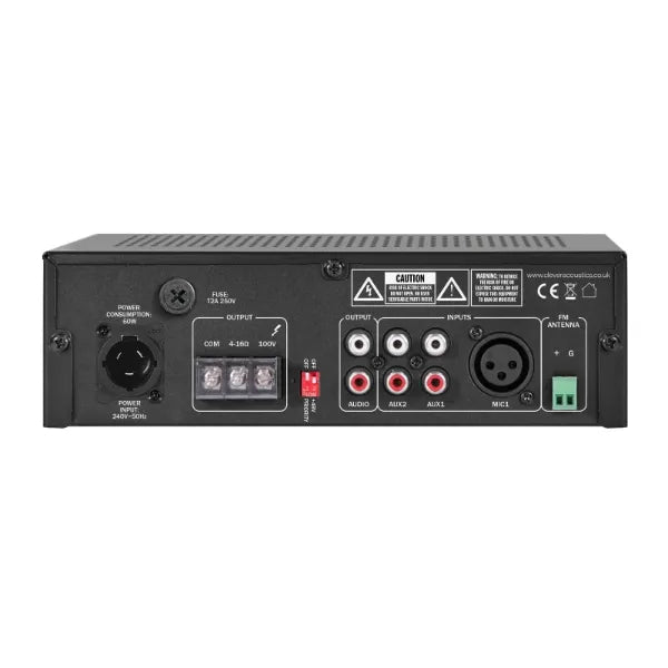 MA1060 60W 100V Mixer Amplifier with MP3, Bluetooth and FM Radio