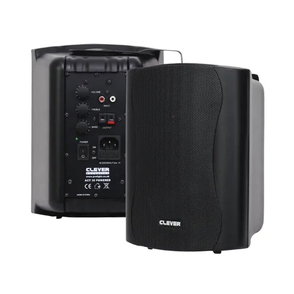 ACT 35 Black Powered Speakers (Pair)