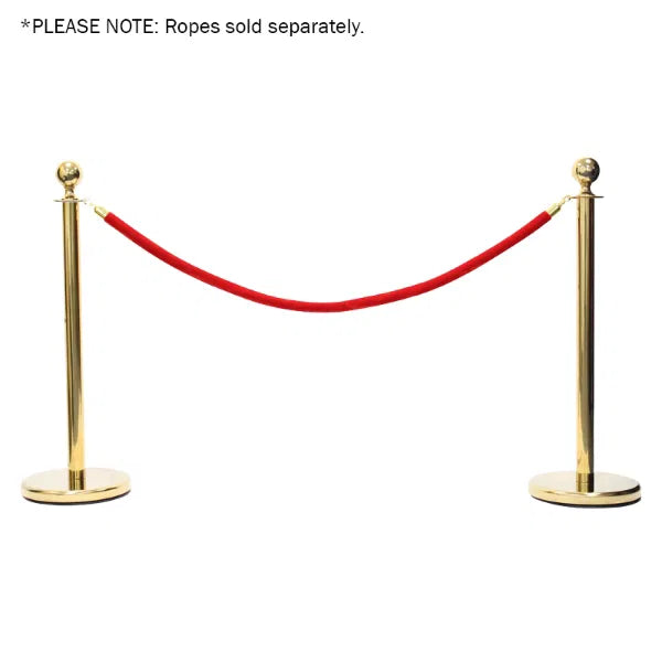 Gold Barrier Pole