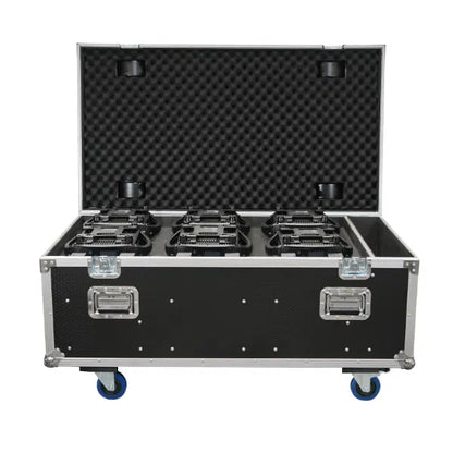 6 Way Titan Zoom Wash T1 Flight Case