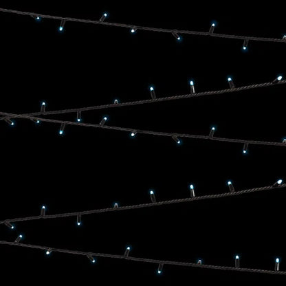 Rubber Connectable, Dimmable LED String Lights Cool White, 10m