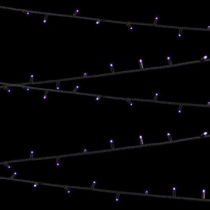 Rubber Connectable, Dimmable LED String Lights Purple, 20m