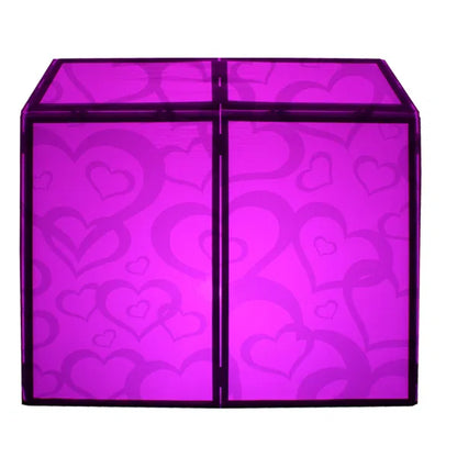 DJ Booth Heart Design Lycra