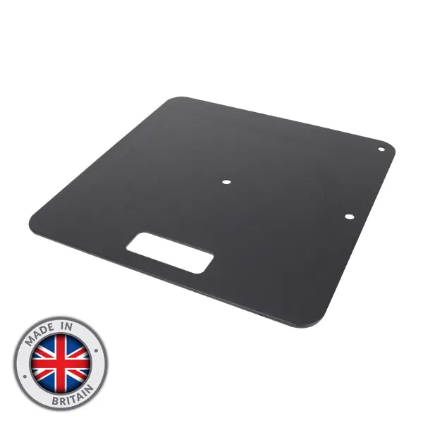 Pipe and Drape Black Steel Base Plate (Requires Spigot)