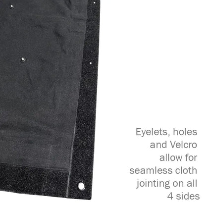 PRO 6 x 4m LED Black Starcloth (Excludes Controller)