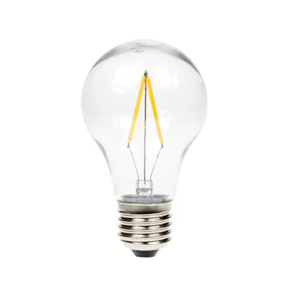 2W Dimmable LED Filament GLS Polycarbonate Lamp 2,700K ES