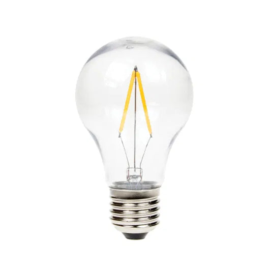 2W Dimmable LED Filament GLS Polycarbonate Lamp 2,700K ES