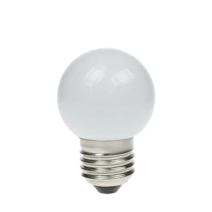 1.5W LED Polycarbonate Golf Ball Lamp, ES 6,000K White