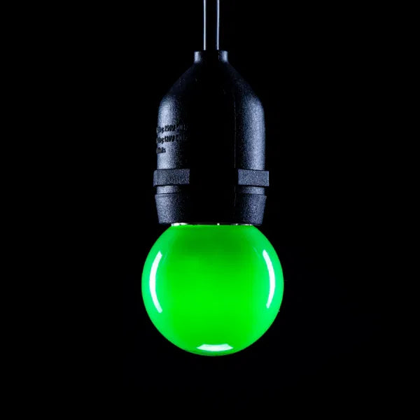 1.5W LED Polycarbonate Golf Ball Lamp, ES Green