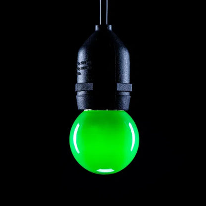 1.5W LED Polycarbonate Golf Ball Lamp, ES Green