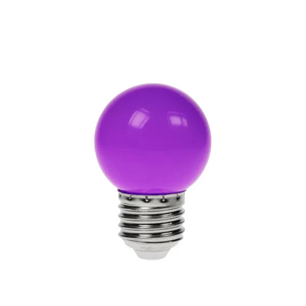 1.5W LED Polycarbonate Golf Ball Lamp, ES Purple