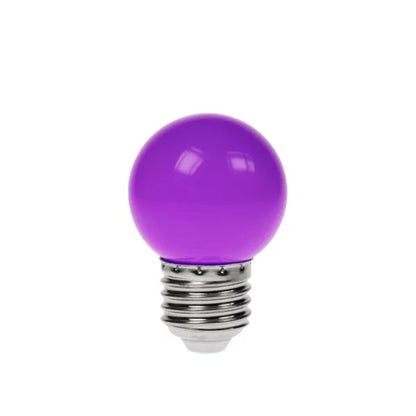 1.5W LED Polycarbonate Golf Ball Lamp, ES Purple