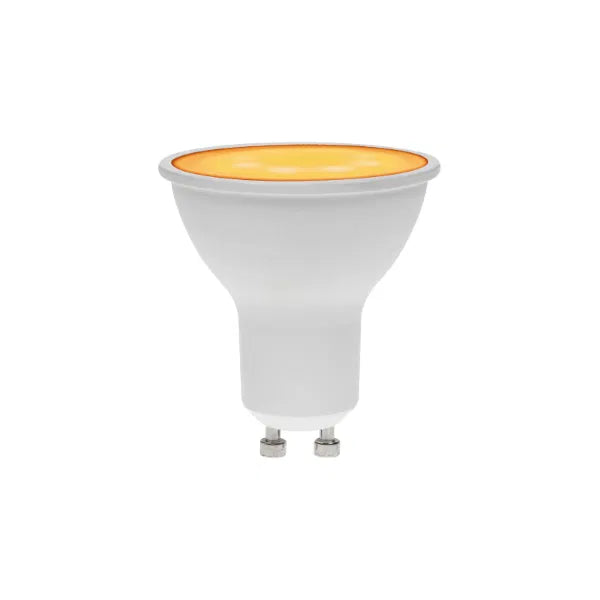7W Dimmable LED GU10 Lamp, Amber