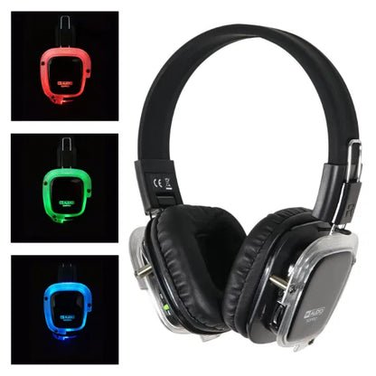 SDPRO 3-Channel Silent Disco Headphones