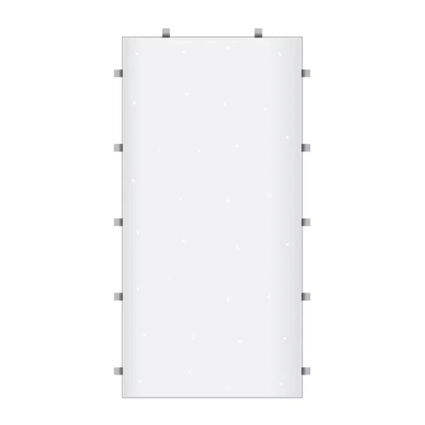 White Starlit 2ft x 4ft Dance Floor Panel