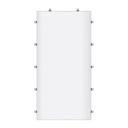 White Starlit 2ft x 4ft Dance Floor Panel