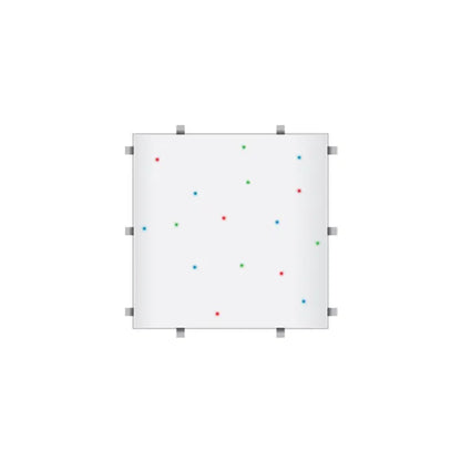White RGB Starlit 2ft x 2ft Dance Floor Panel (4 sided)