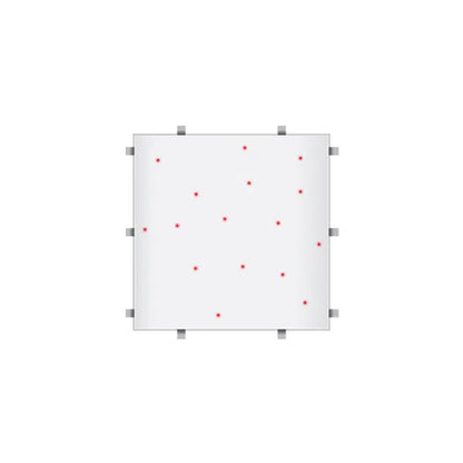 White RGB Starlit 2ft x 2ft Dance Floor Panel (4 sided)