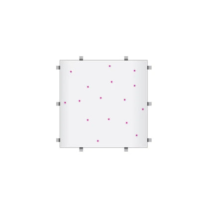 White RGB Starlit 2ft x 2ft Dance Floor Panel (4 sided)