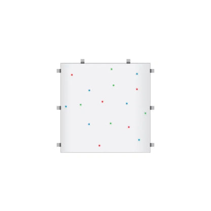 White RGB Starlit 2ft x 2ft Dance Floor Panel (3 sided)