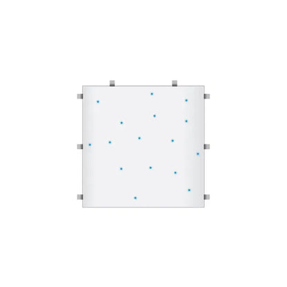White RGB Starlit 2ft x 2ft Dance Floor Panel (3 sided)