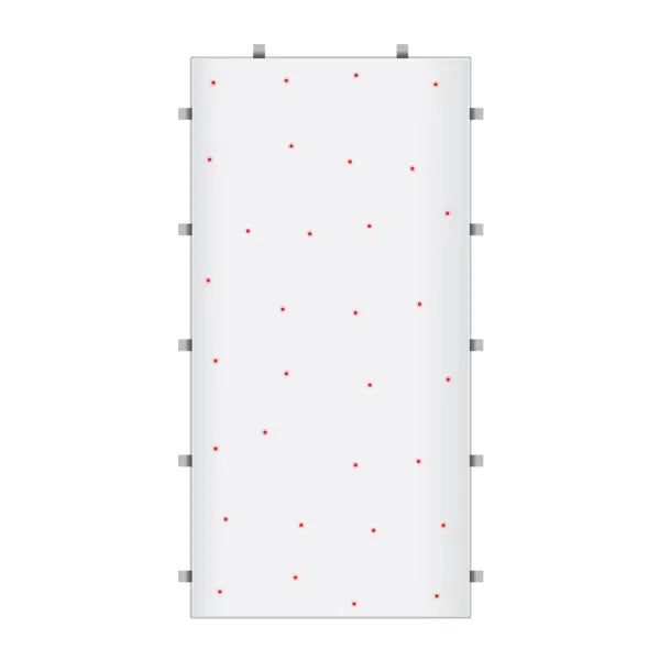 White RGB Starlit 2ft x 4ft Dance Floor Panel