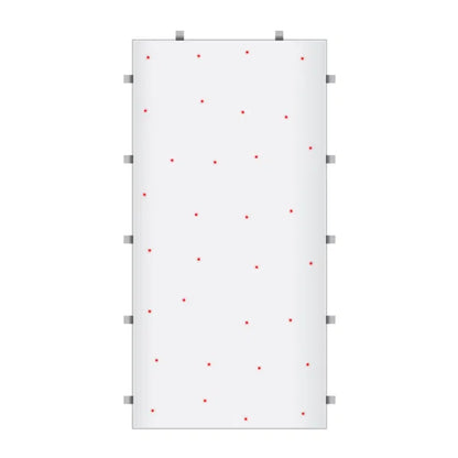 White RGB Starlit 2ft x 4ft Dance Floor Panel