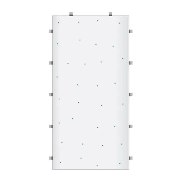 White RGB Starlit 2ft x 4ft Dance Floor Panel