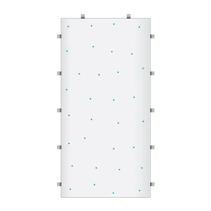 White RGB Starlit 2ft x 4ft Dance Floor Panel