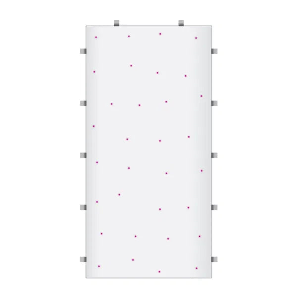 White RGB Starlit 2ft x 4ft Dance Floor Panel