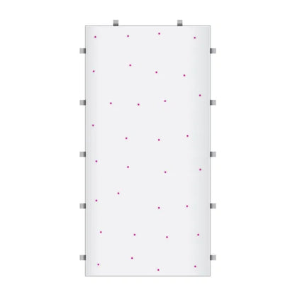 White RGB Starlit 2ft x 4ft Dance Floor Panel