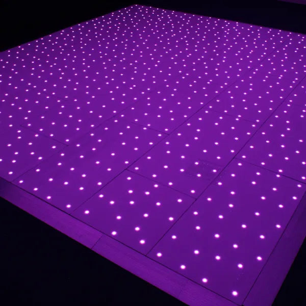 Black RGB Starlit Dance Floor System 16ft x 16ft