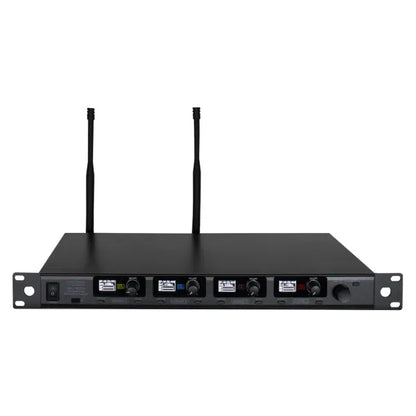 DQM 600H Quad Handheld UHF Radio Microphone System (606Mhz-614Mhz)