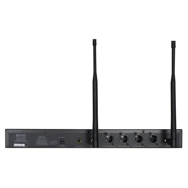 DQM 800H Quad Handheld UHF Radio Microphone System (823Mhz-865Mhz)