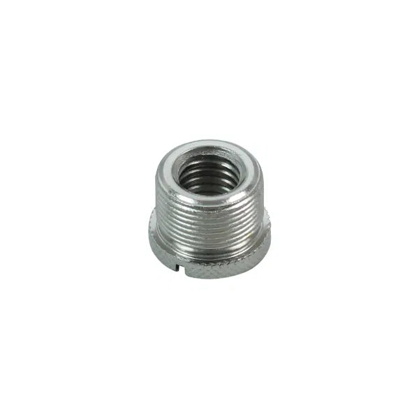 3/8" Female to 5/8" Male Microphone Thread Adaptor, Knurled